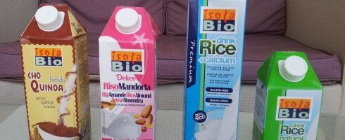 Brique de lait de riz de la marque Isola Bio