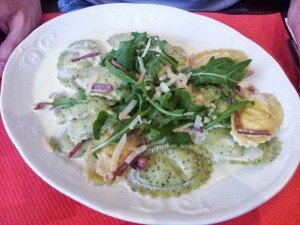 Ravioli aux asperges au Milan