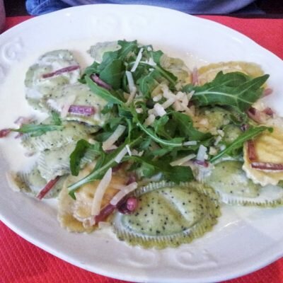 Ravioli aux asperges au Milan