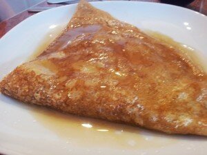 Crepe Pommes lambig et caramel beurre salé