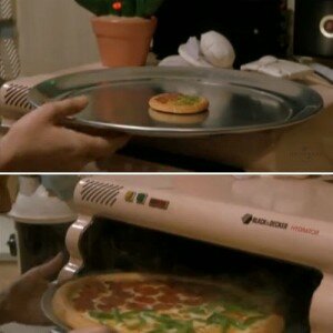 Pizza dans Retour vers le futur 2