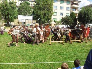 Bataille entre Celtes et Romains