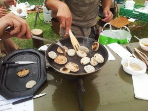 Préparation des galettes