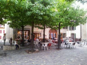 Devant le Fournil de Cérès