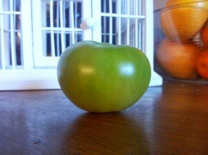 Magnifique tomate verte