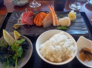 Plateau de sashimi du jour au Kazoku