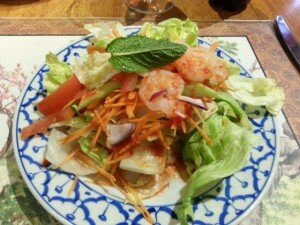 Salade aux crevettes à la malaisienne