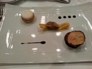 Trilogie de foie gras aux Caudalies à Arbois