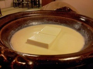 Tofu dans son lait de soja