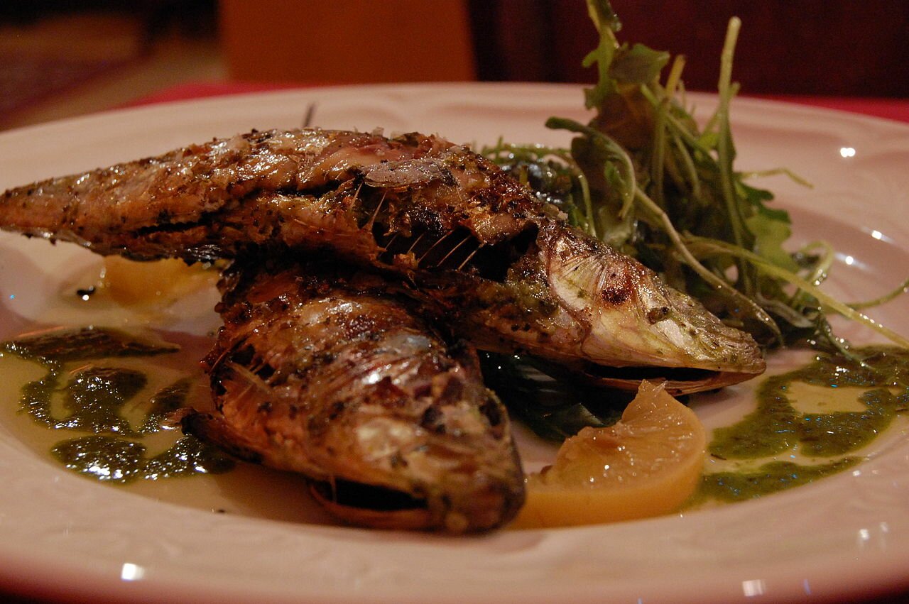 Assiette de sardines