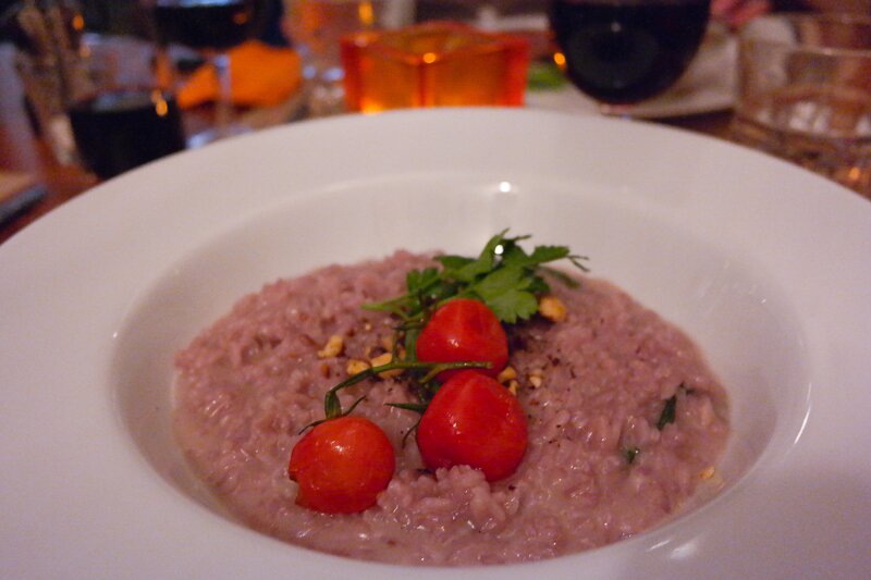 Risotto al chianti au Bellini